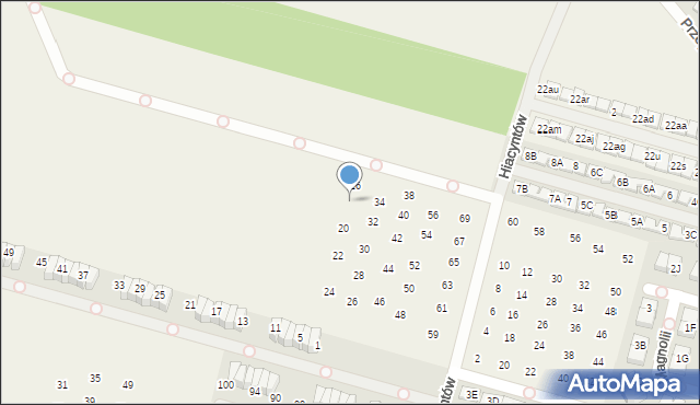 Nowa Wola, Nagietków, 18, mapa Nowa Wola