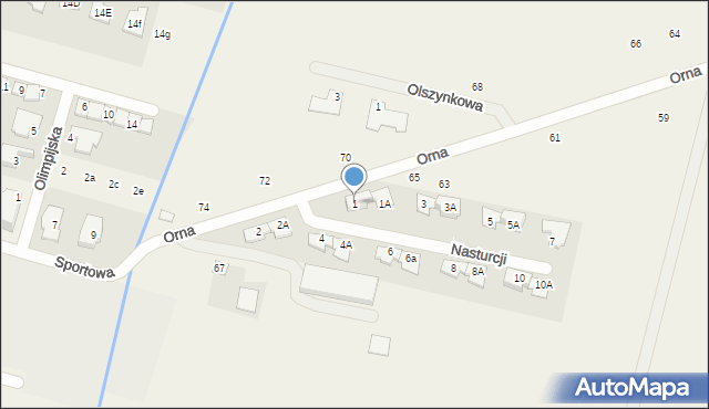 Nowa Wola, Nasturcji, 1, mapa Nowa Wola