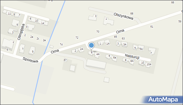 Nowa Wola, Nasturcji, 4, mapa Nowa Wola