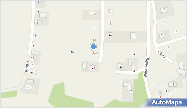 Nowe Dwory, Na Wzgórzu, 12, mapa Nowe Dwory