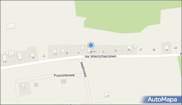 Nowy Dwór, Na Wierzchaczewo, 29, mapa Nowy Dwór