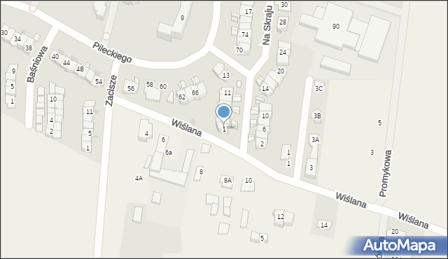 Nowy Dwór Mazowiecki, Na Skraju, 1, mapa Nowy Dwór Mazowiecki