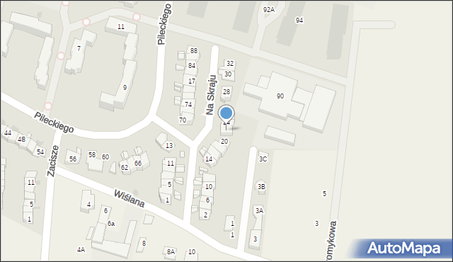 Nowy Dwór Mazowiecki, Na Skraju, 22, mapa Nowy Dwór Mazowiecki