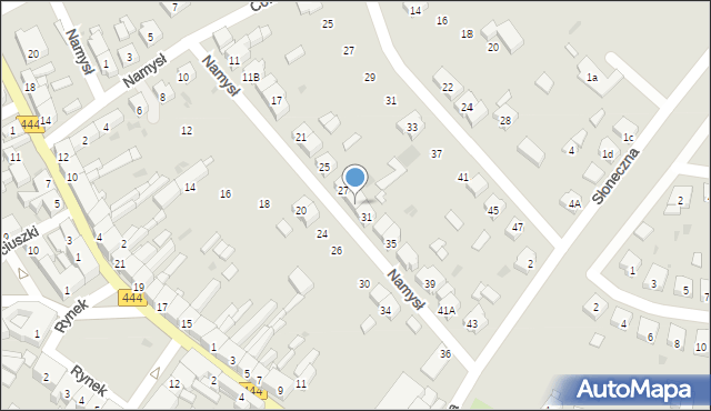 Odolanów, Namysł Ludomiry, 29, mapa Odolanów