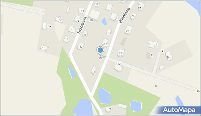 Okole, Nad Stawem, 10, mapa Okole