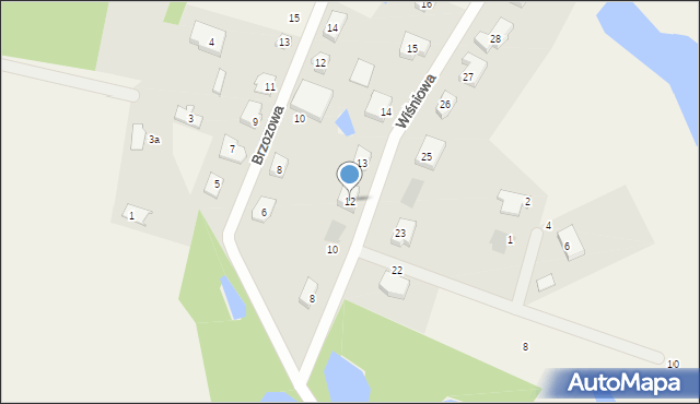 Okole, Nad Stawem, 12, mapa Okole