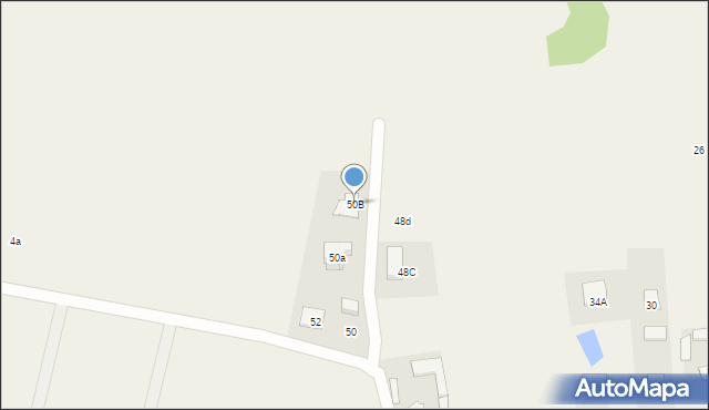 Olesin, Nadrzeczna, 50B, mapa Olesin