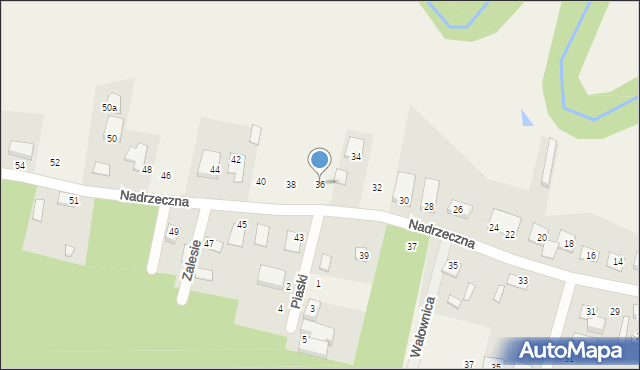 Olimpin, Nadrzeczna, 36, mapa Olimpin