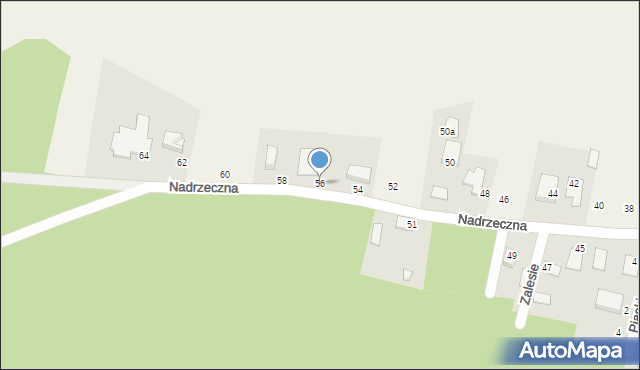 Olimpin, Nadrzeczna, 56, mapa Olimpin