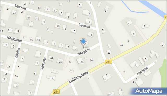 Olimpin, Nasypowa, 1, mapa Olimpin