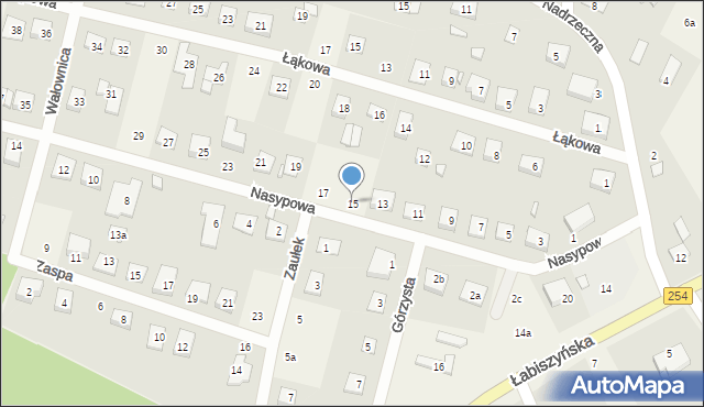 Olimpin, Nasypowa, 15, mapa Olimpin