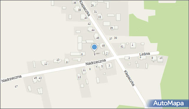 Opatów, Nadrzeczna, 4, mapa Opatów