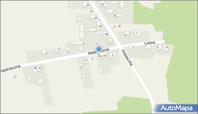 Opatów, Nadrzeczna, 7, mapa Opatów