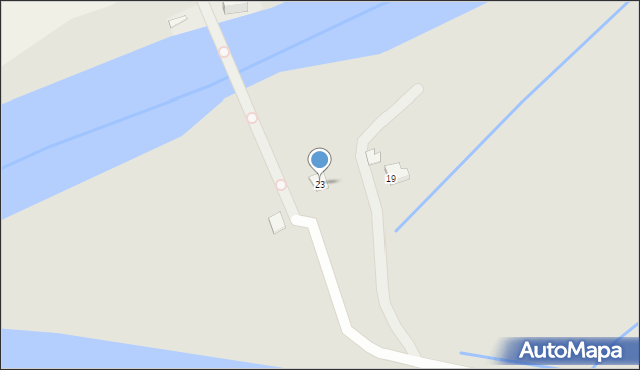 Oświęcim, Nadwiślańska, 23, mapa Oświęcimia