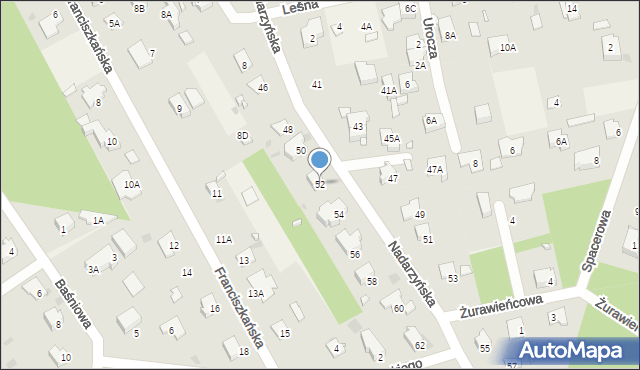 Otrębusy, Nadarzyńska, 52, mapa Otrębusy