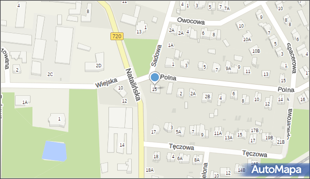 Otrębusy, Natalińska, 15, mapa Otrębusy