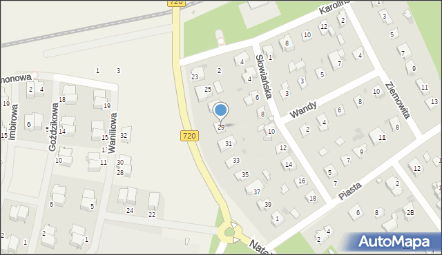 Otrębusy, Natalińska, 29, mapa Otrębusy