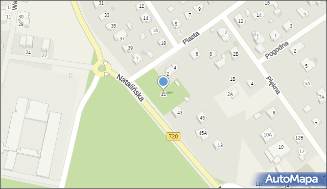 Otrębusy, Natalińska, 41, mapa Otrębusy