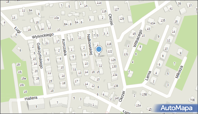 Otwock, Nałkowskiej Zofii, 7, mapa Otwock