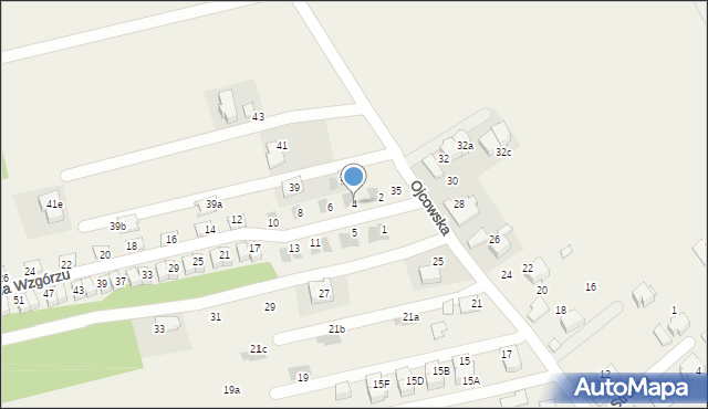 Pękowice, Na Wzgórzu, 4, mapa Pękowice