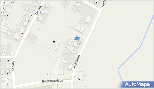 Pępowo, Nadstawek Stanisławy, 5, mapa Pępowo