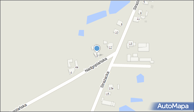 Piotrków Kujawski, Nadgoplańska, 2, mapa Piotrków Kujawski