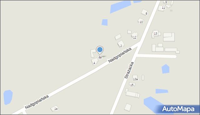 Piotrków Kujawski, Nadgoplańska, 4a, mapa Piotrków Kujawski