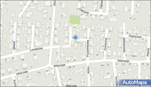 Piotrków Trybunalski, Narcyzów, 3, mapa Piotrków Trybunalski