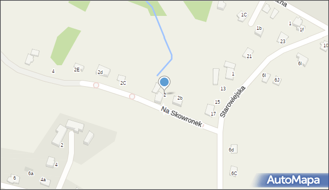 Pisarzowice, Na Skowronek, 2, mapa Pisarzowice