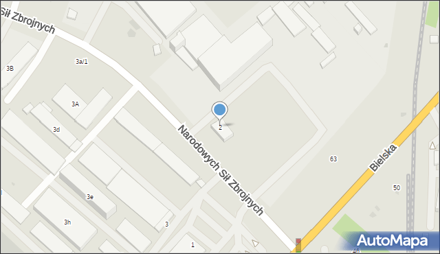 Płock, Narodowych Sił Zbrojnych, 2, mapa Płock