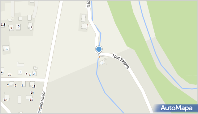 Podolsze, Nad Skawą, 3, mapa Podolsze