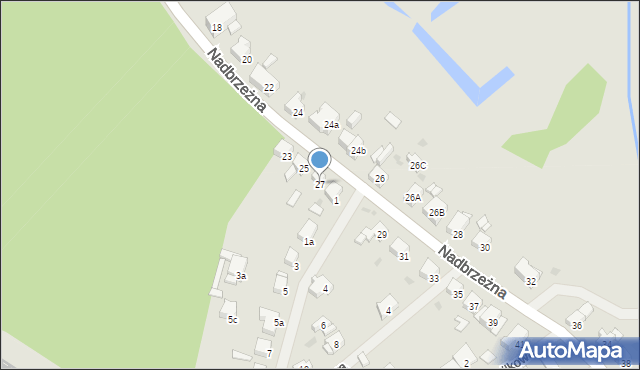 Police, Nadbrzeżna, 27, mapa Police