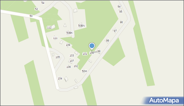 Pomiechówek, Nasielska, 100, mapa Pomiechówek