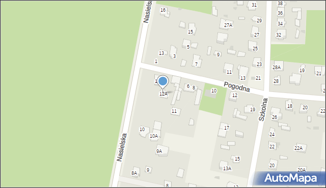 Pomiechówek, Nasielska, 12A, mapa Pomiechówek