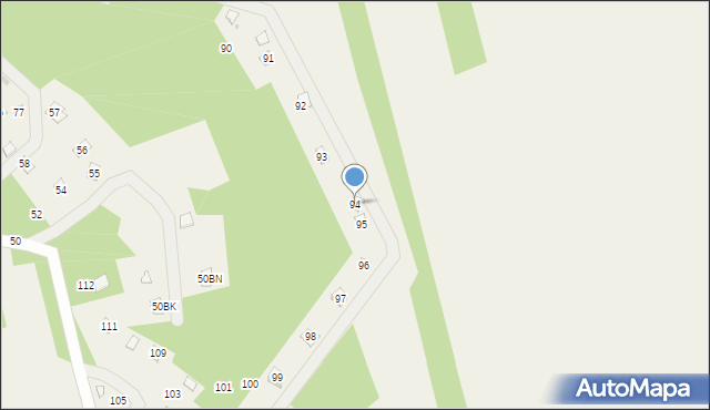 Pomiechówek, Nasielska, 94, mapa Pomiechówek