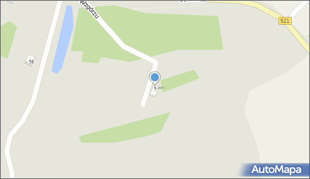 Prabuty, Na Wzgórzu, 7, mapa Prabuty