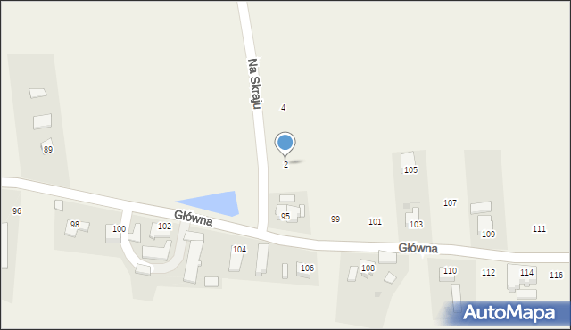 Pruchna, Na Skraju, 2, mapa Pruchna