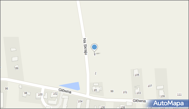 Pruchna, Na Skraju, 4, mapa Pruchna