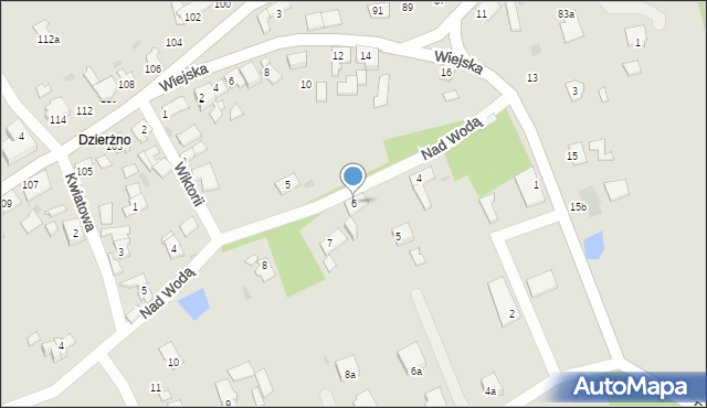 Pyskowice, Nad Wodą, 6, mapa Pyskowice
