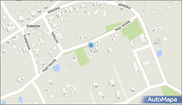Pyskowice, Nad Wodą, 7, mapa Pyskowice