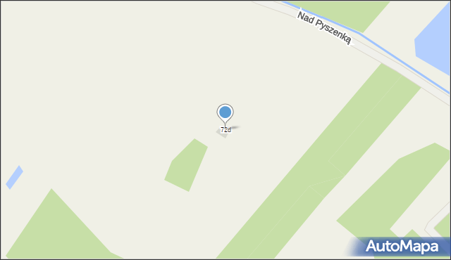 Pysznica, Nad Pyszenką, 72d, mapa Pysznica