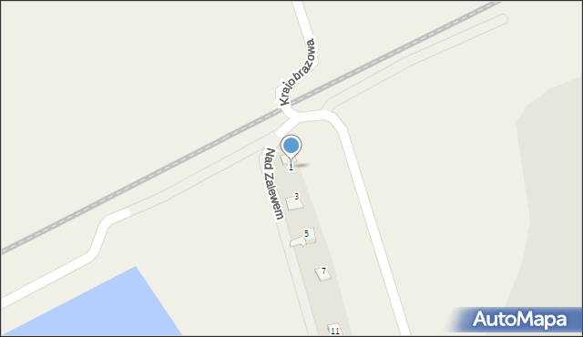 Raciborowice, Nad Zalewem, 1, mapa Raciborowice