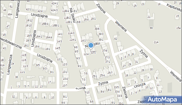 Radom, Na Stoku, 12/2, mapa Radomia