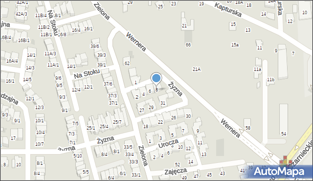 Radom, Nadziei, 8, mapa Radomia