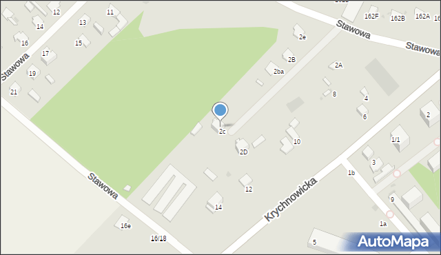 Radom, Nadrzeczna, 2C, mapa Radomia