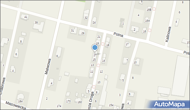 Rajszew, Nasza Droga, 17, mapa Rajszew