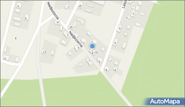 Rąpice, Nadjeziorna, 4, mapa Rąpice