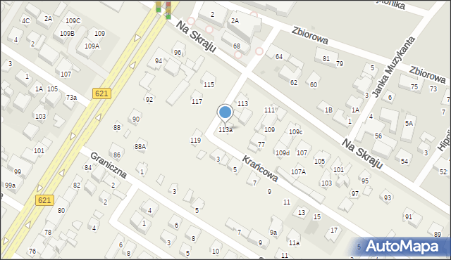 Raszyn, Na Skraju, 113a, mapa Raszyn