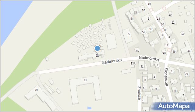 Rowy, Nadmorska, 52, mapa Rowy