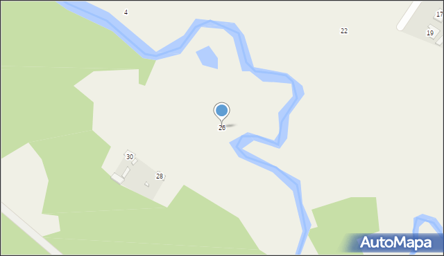 Ruda, Nadrzeczna, 26, mapa Ruda